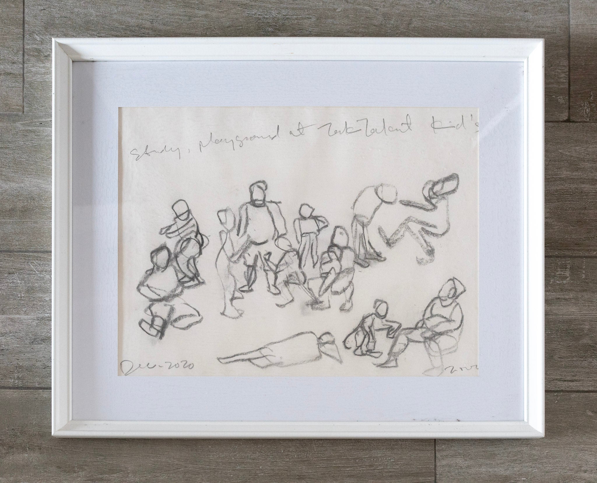 Jimmy Ong, Tak Takut: Study, Playground & Study, Children at Swings, 2020