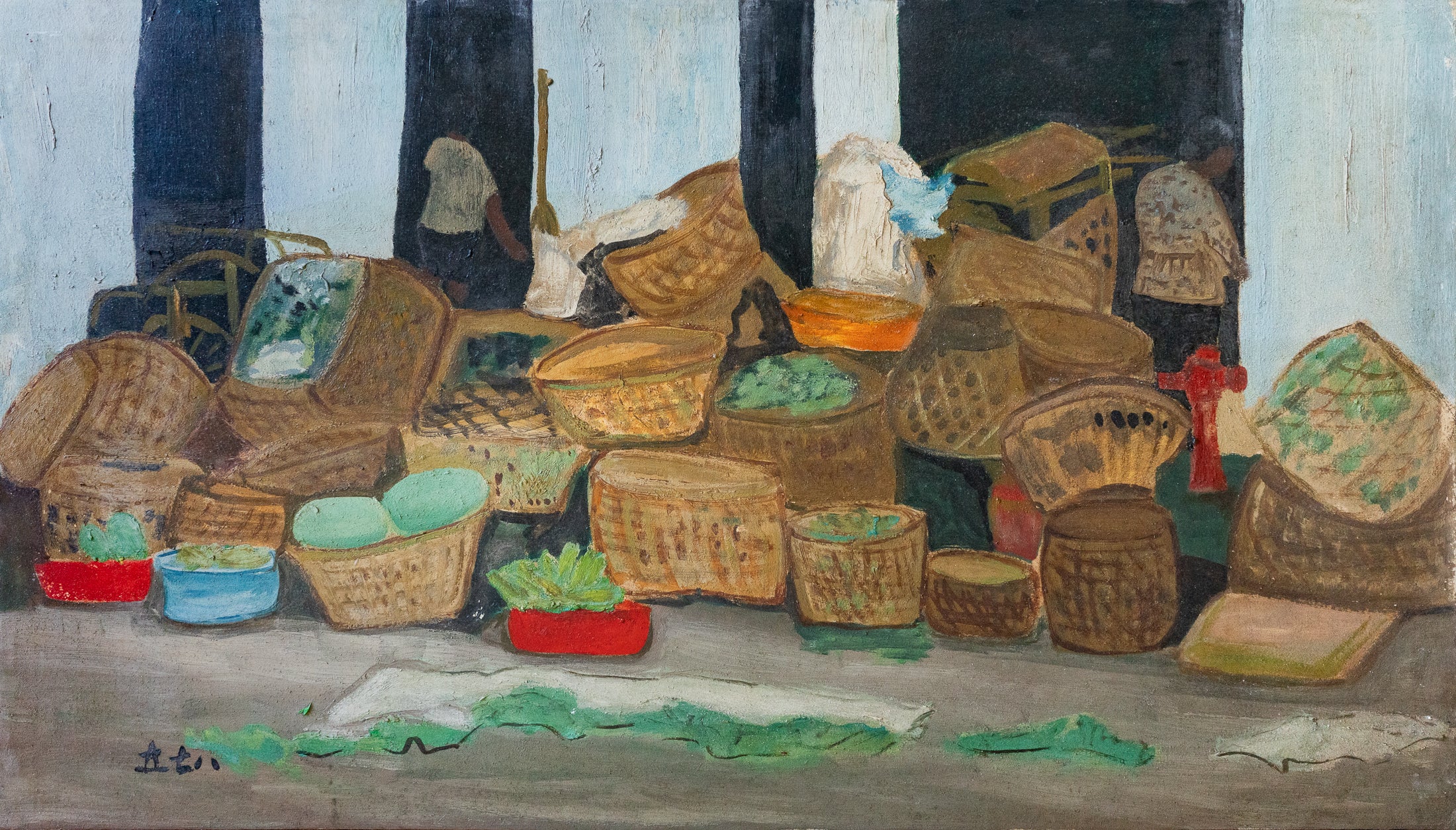 Chen Cheng Mei, Untitled (Baskets of Bounty), 1978