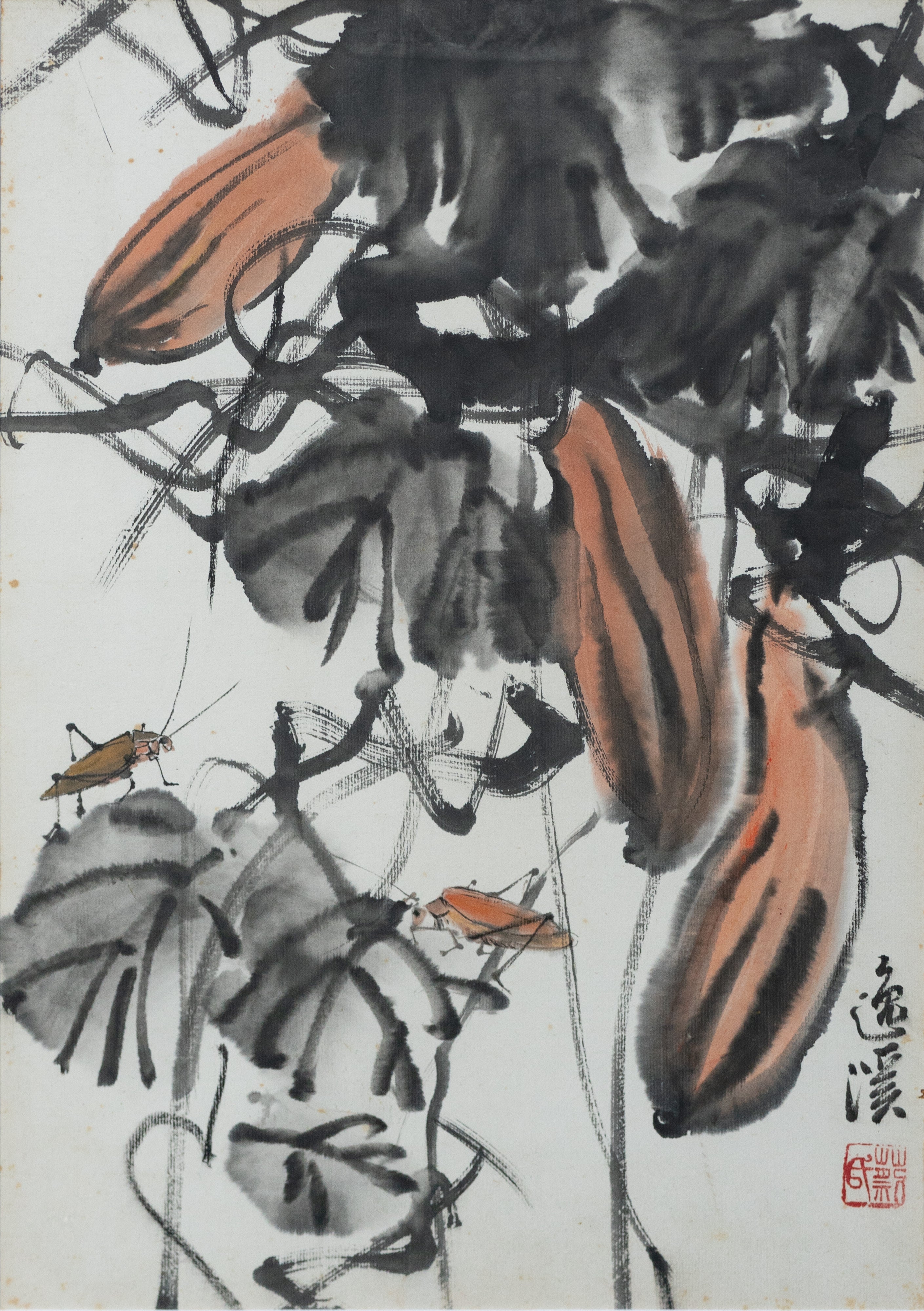 Chua Ek Kay, Untitled (Crickets on Gourd), Undated