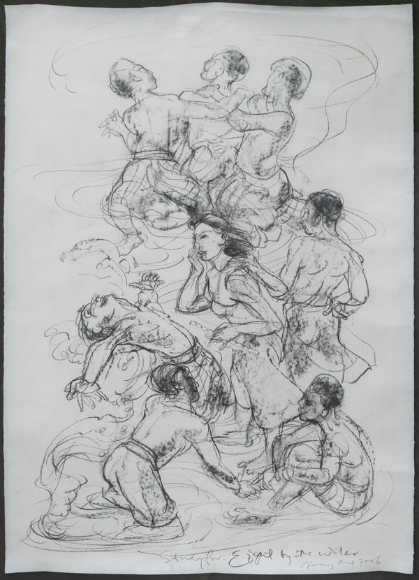 Jimmy Ong, Study for: Eight by the Water, 2006