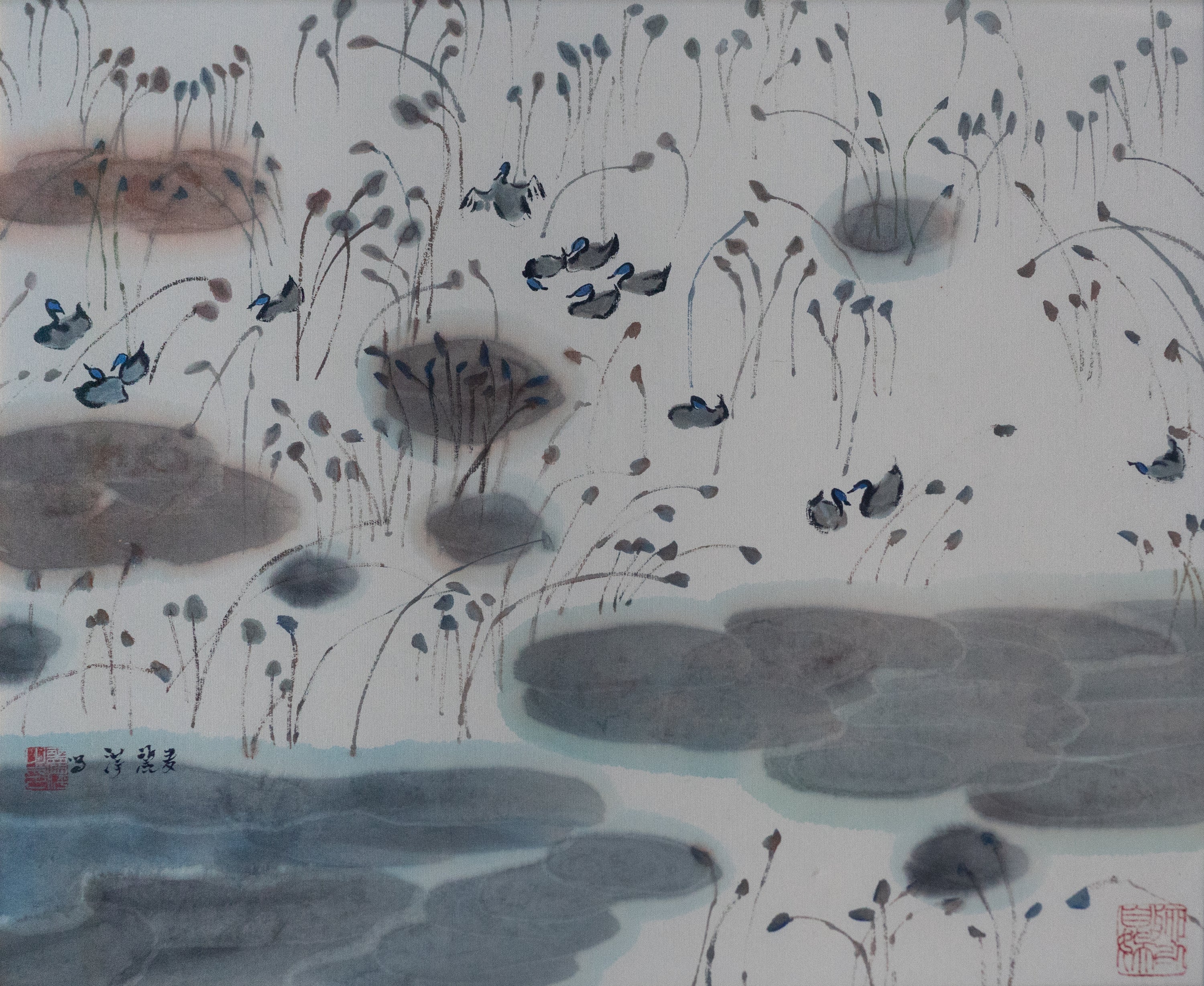 Christine Mak, Untitled (Pond in Monochrome), Undated