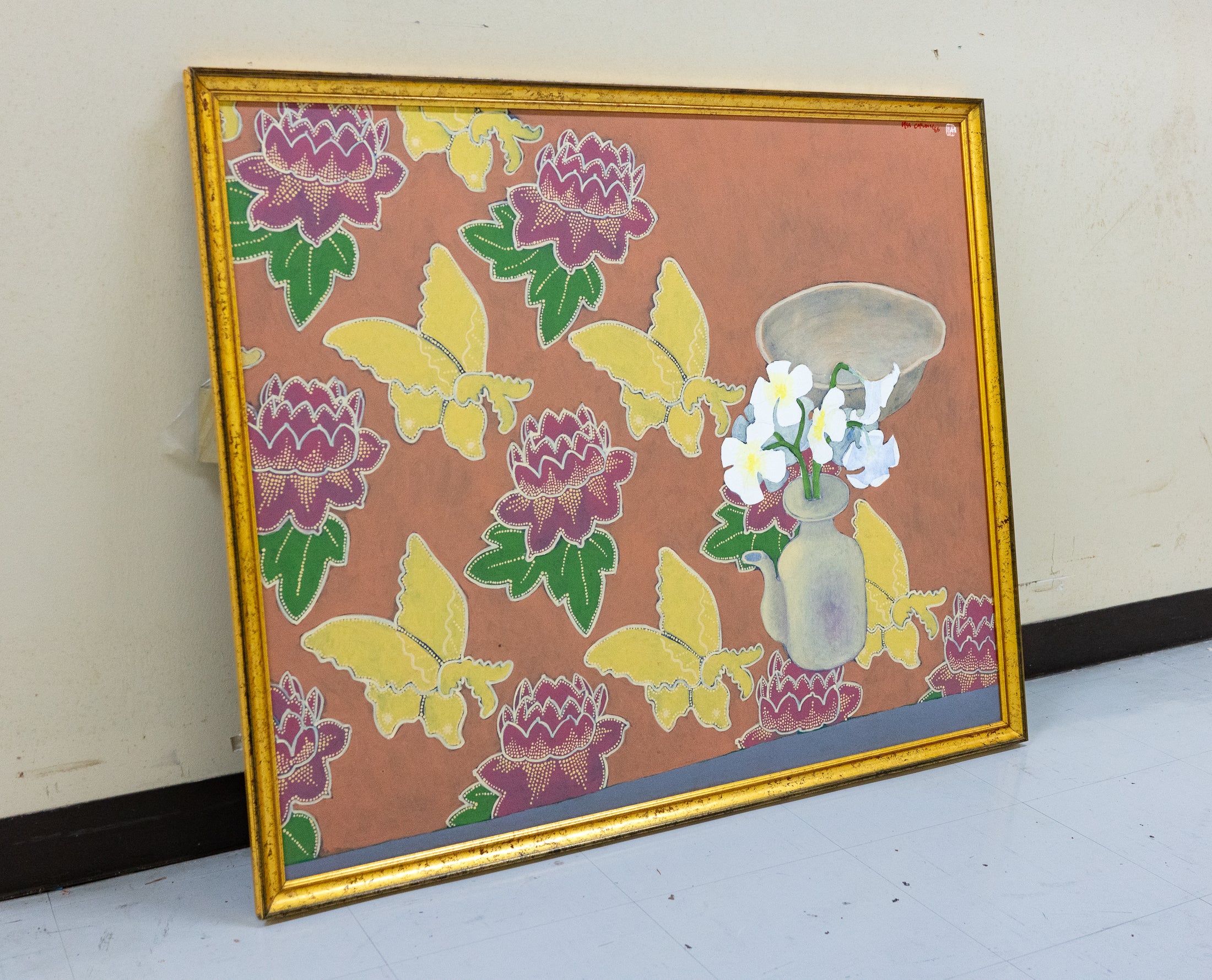 Teng Nee Cheong, Batik and Still Life 1, 1986