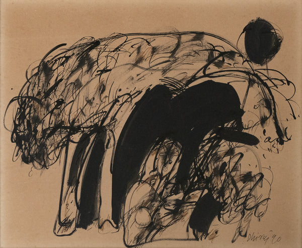Dhiraj Choudhury, Untitled (Boy and Horse), 1990
