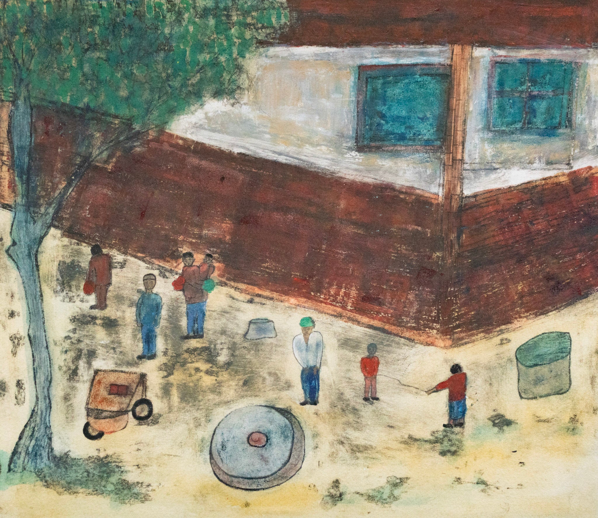Chen Cheng Mei, Old Street in Beijing, 1991