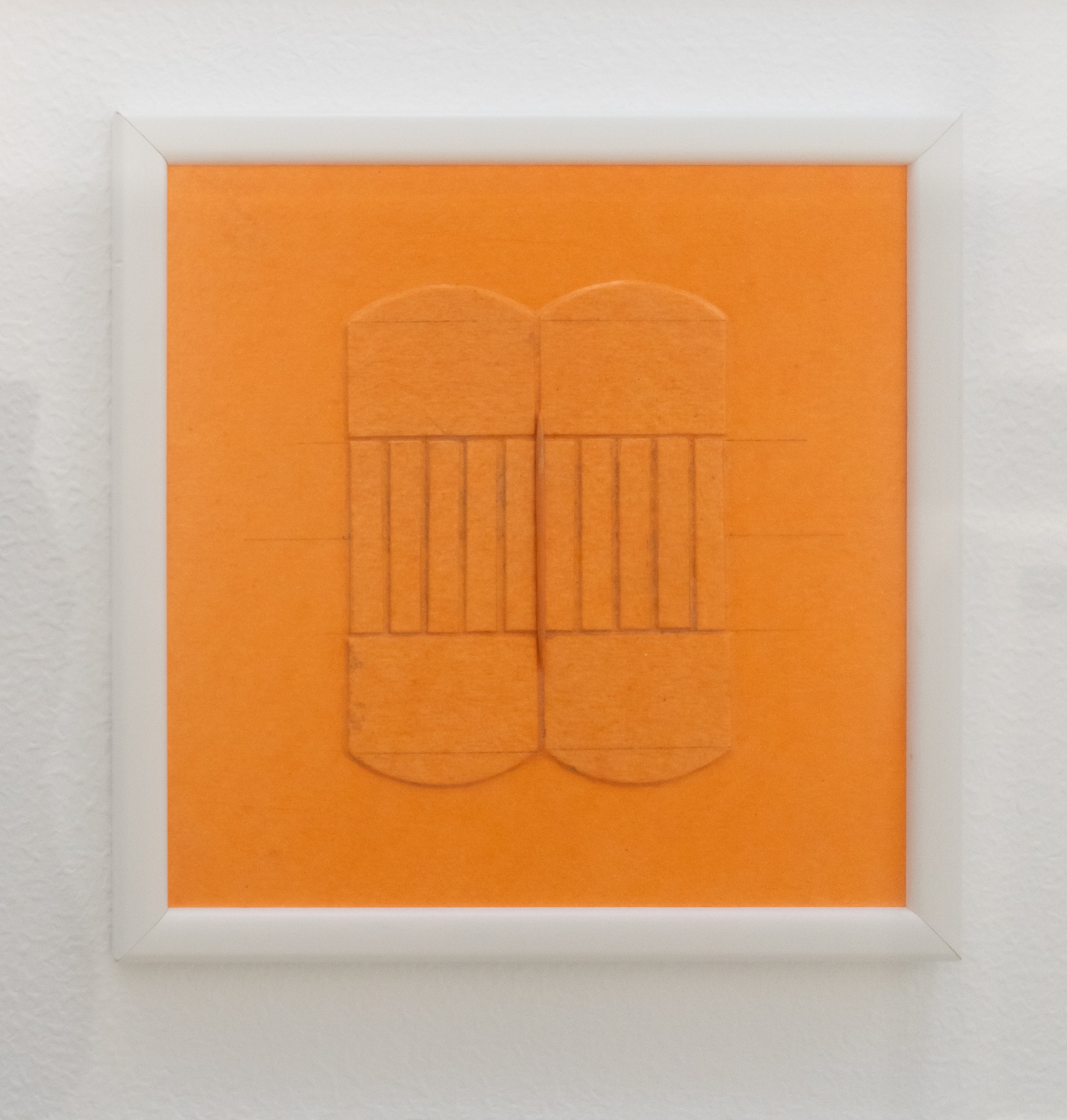 Agostino Bonalumi, Arancia (Orange), 1998