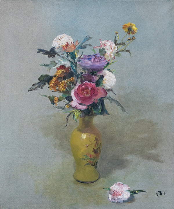 Chen Chong En, Mix Flowers with Yellow Vase, 2006