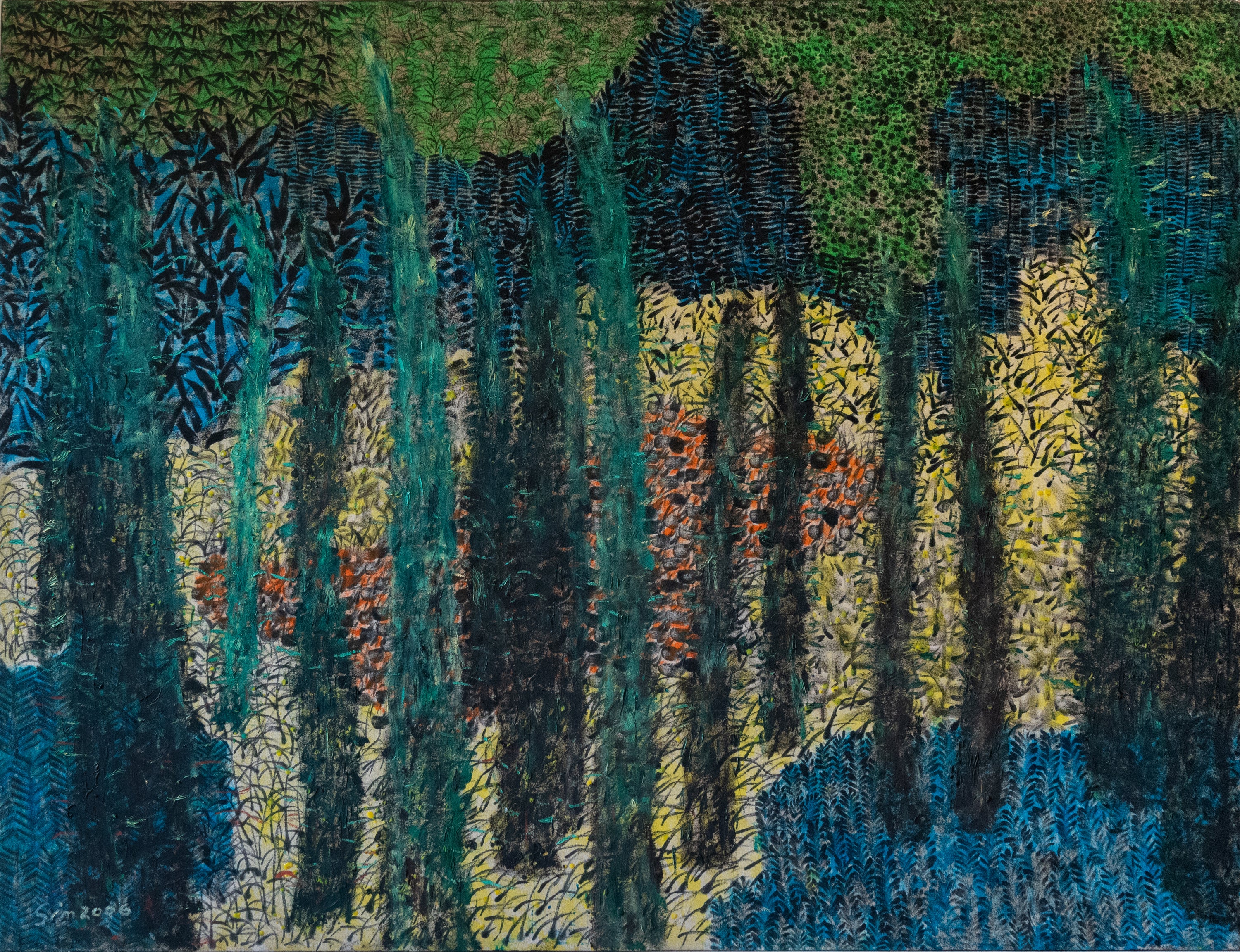 Sim Lian Huat, Untitled (Fauvist Forest), 2006