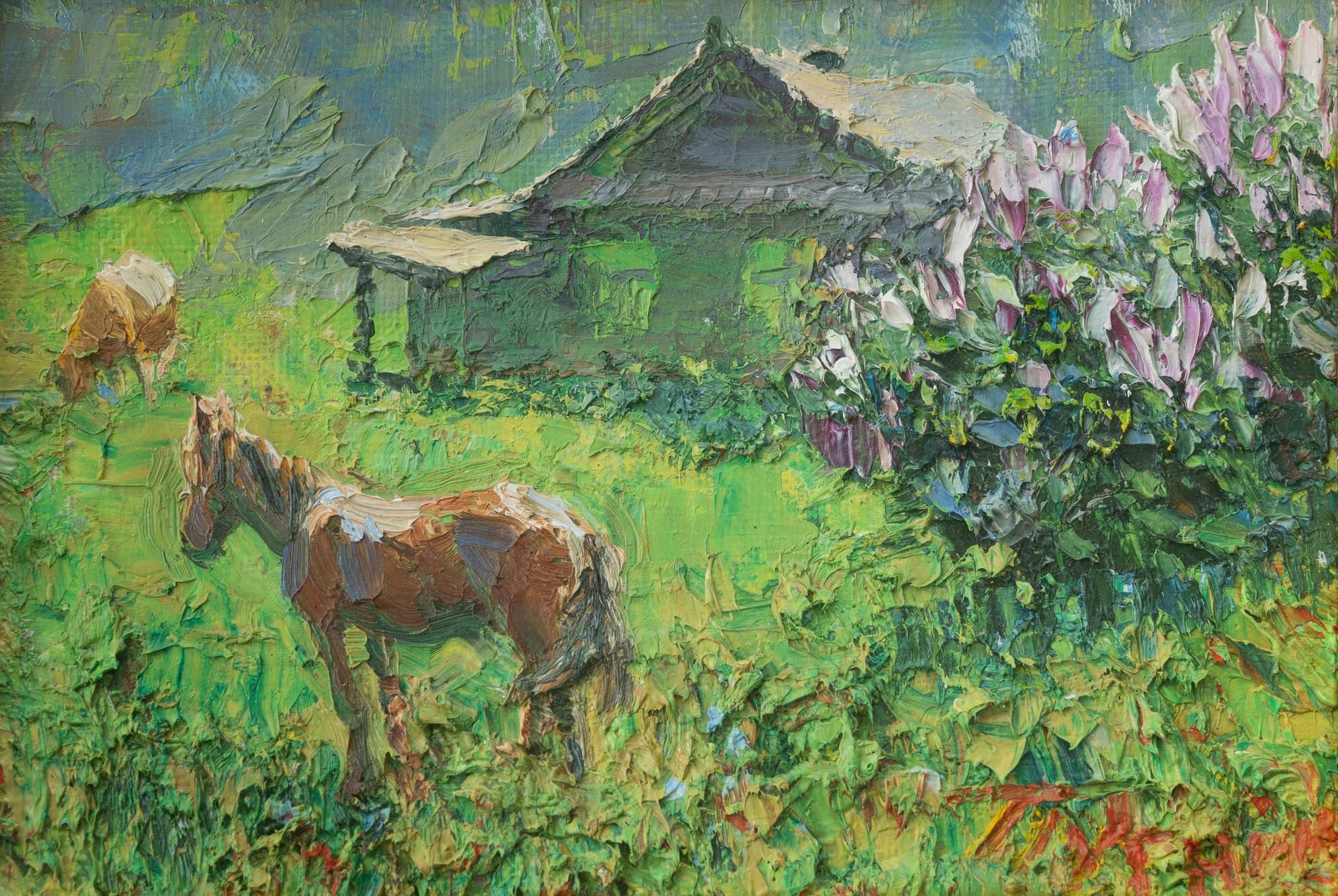 Putnin Oleg, Home in a Village, 2000