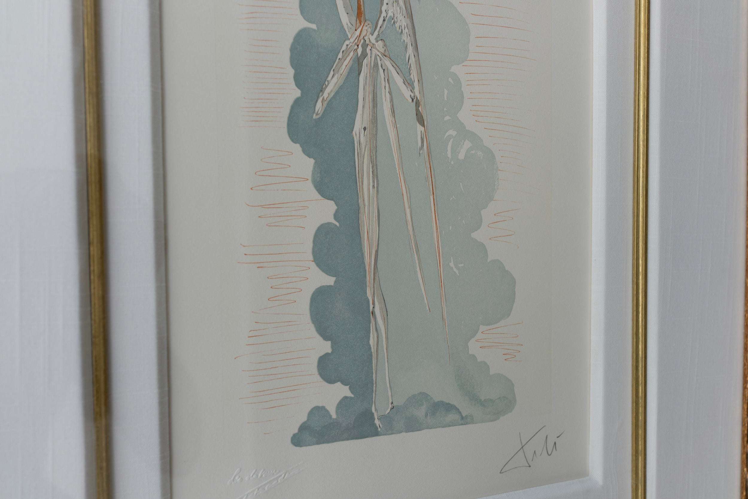 Salvador Dali, Divine Comedy - Paradise 22 The angel of the Seventh Sphere, 1960