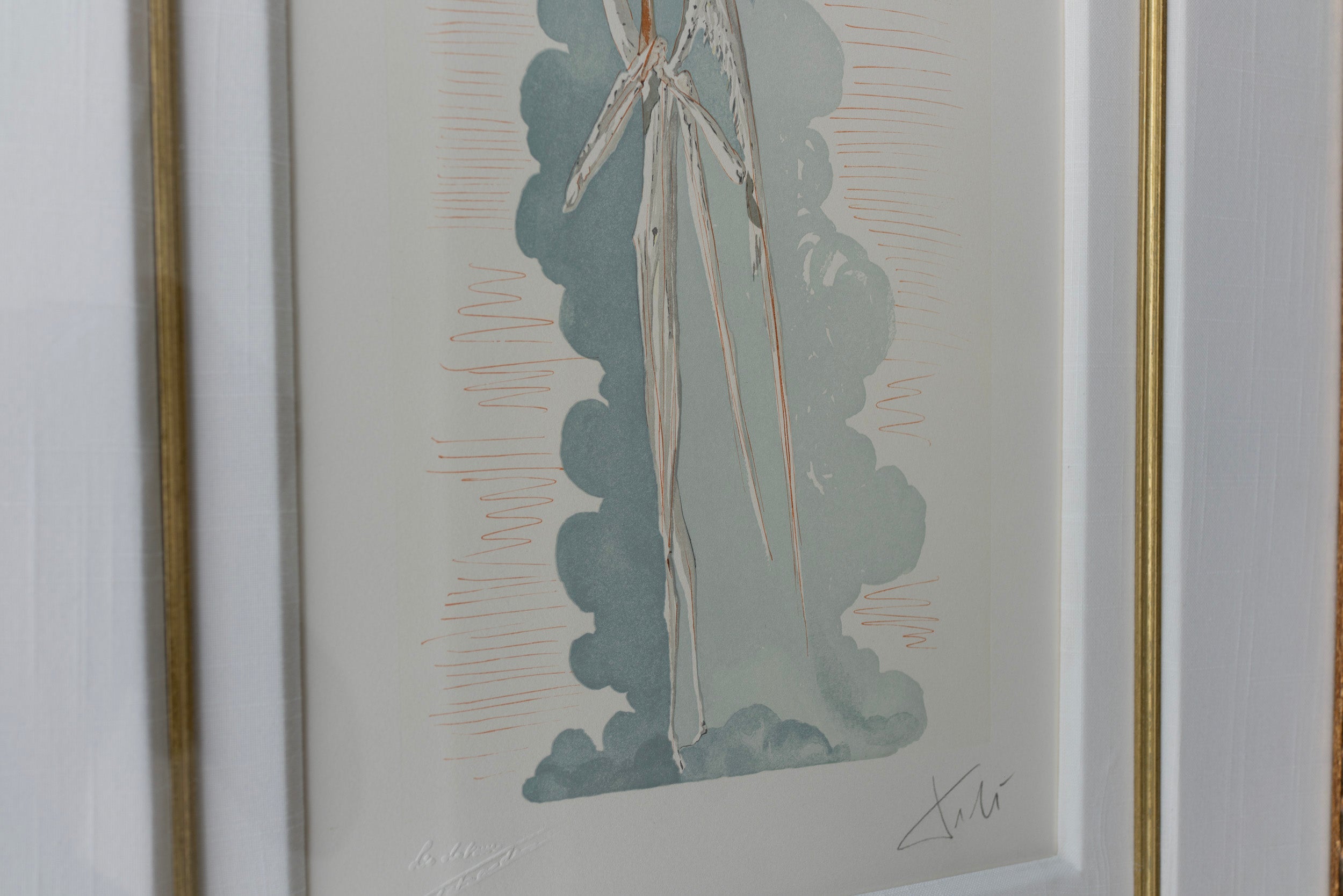 Salvador Dali, Divine Comedy - Paradise 22 The angel of the Seventh Sphere, 1960