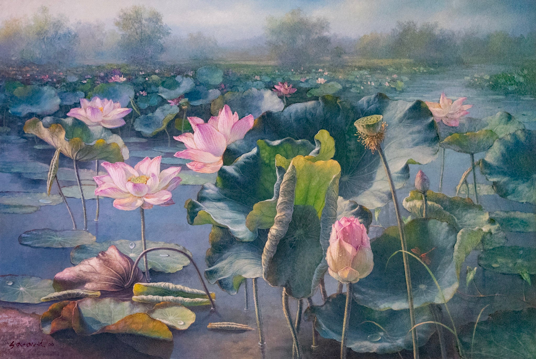 Sa-ard Thanomwong, Untitled (Lotus Pond), 2006