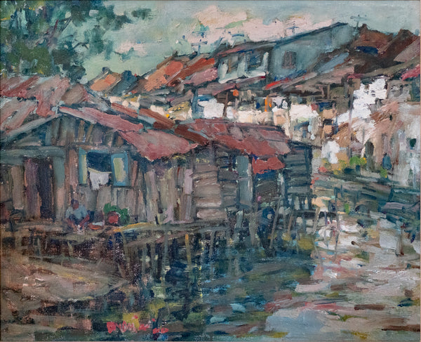 Tan Choh Tee, Untitled (Houses on Stilts), 2000