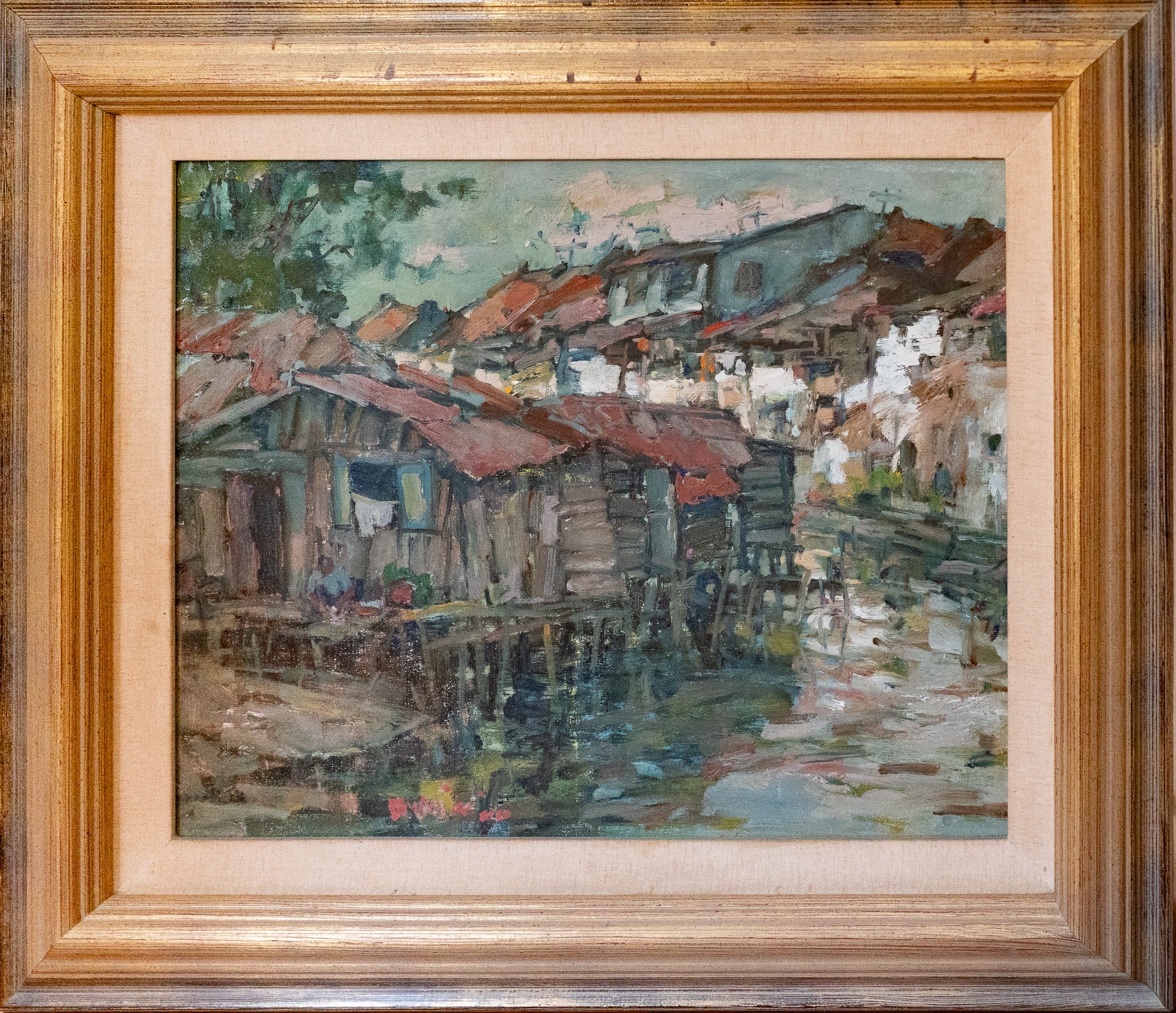 Tan Choh Tee, Untitled (Houses on Stilts), 2000