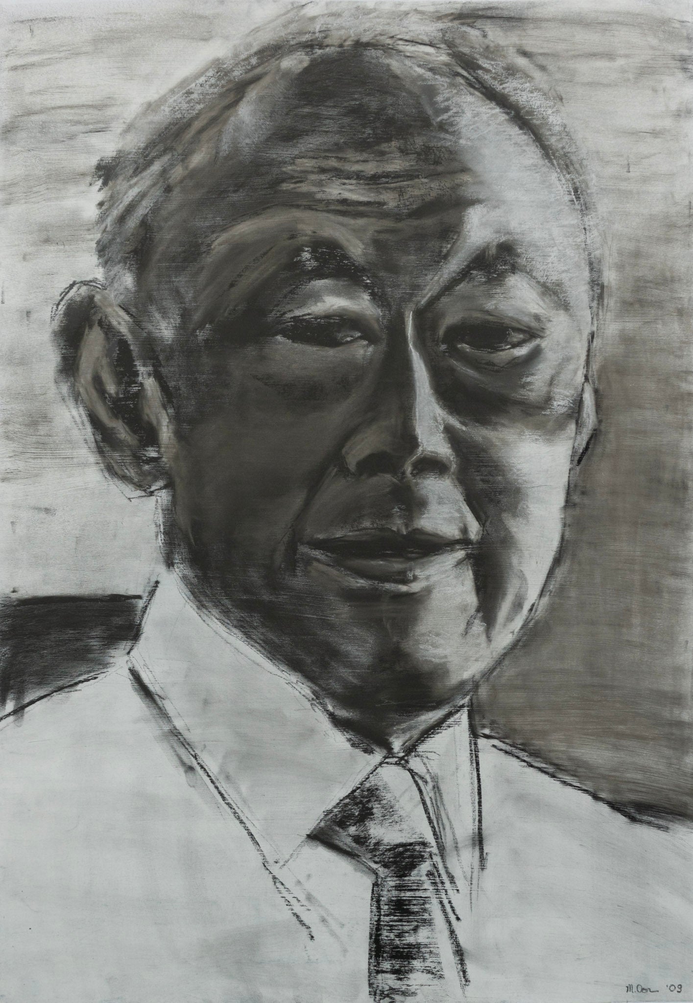 May Oon, Portrait of Lee Kuan Yew, 2009