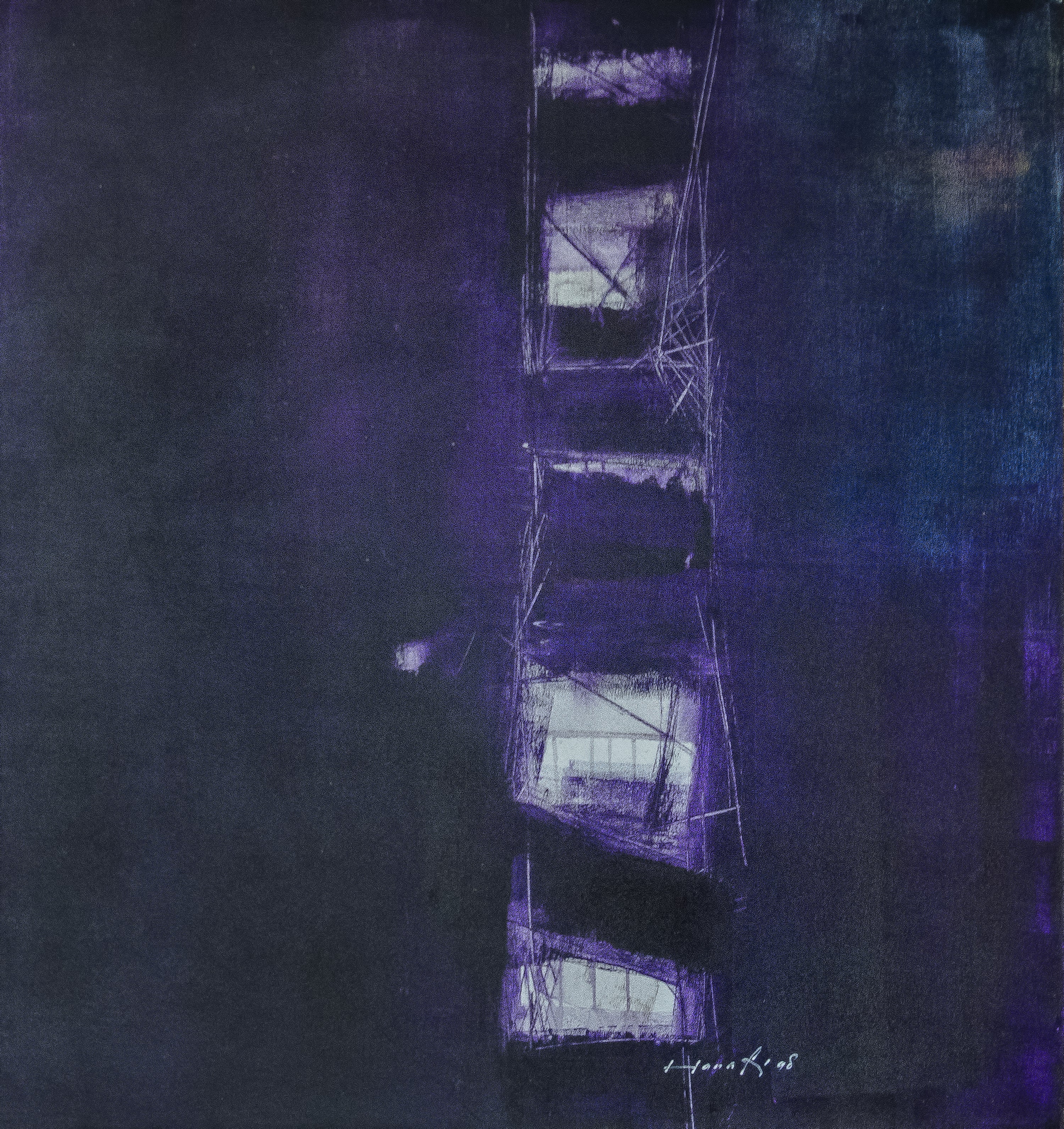 Hanafi, Untitled (Indigo), 1998