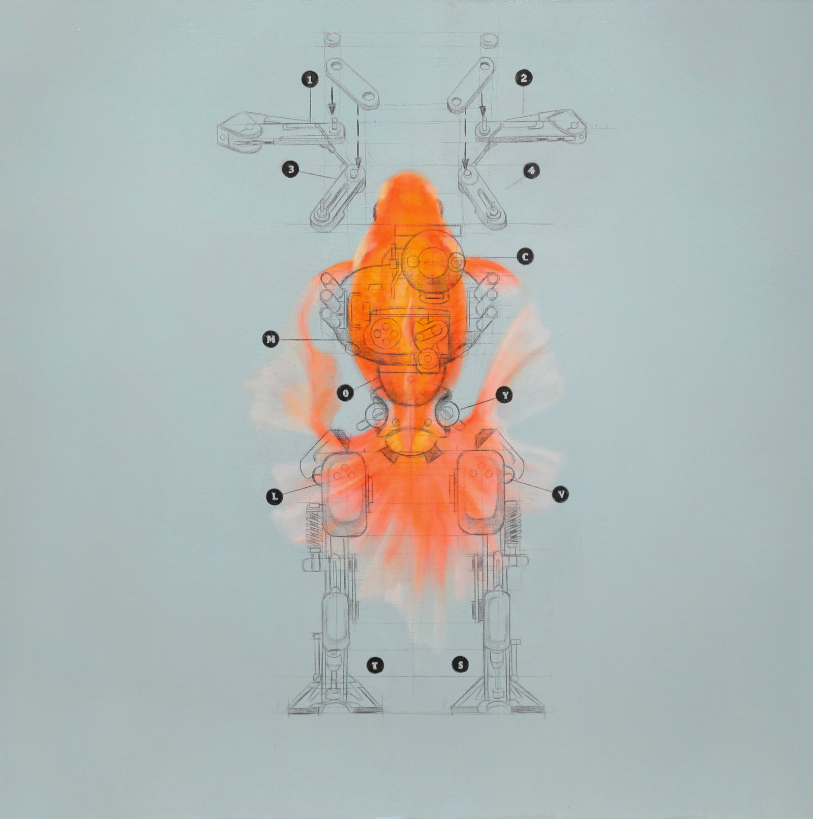 Huang Zan Lun, Model-Goldfish 03, 2023 – Art Again
