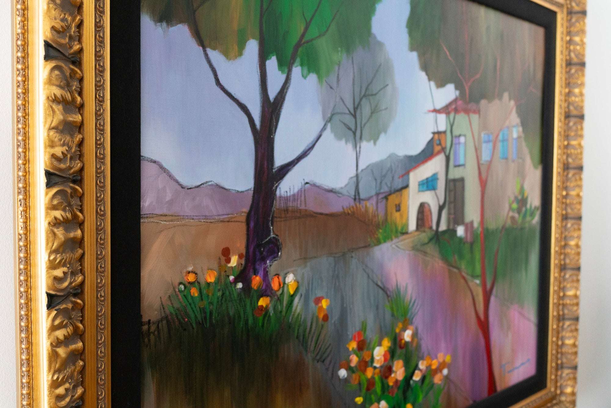 Itzchak Tarkay, Autumn in the Country, 2006