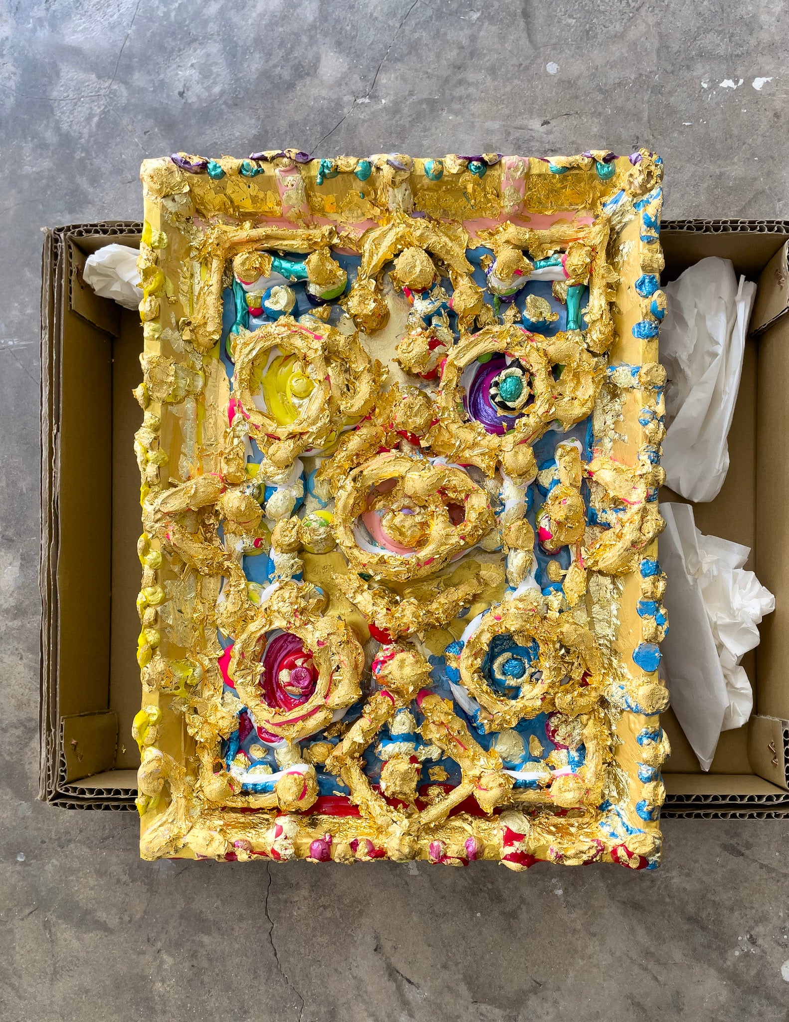 Keiko Moriuchi, 大紅蟠桃 Donut Peach I, 2025