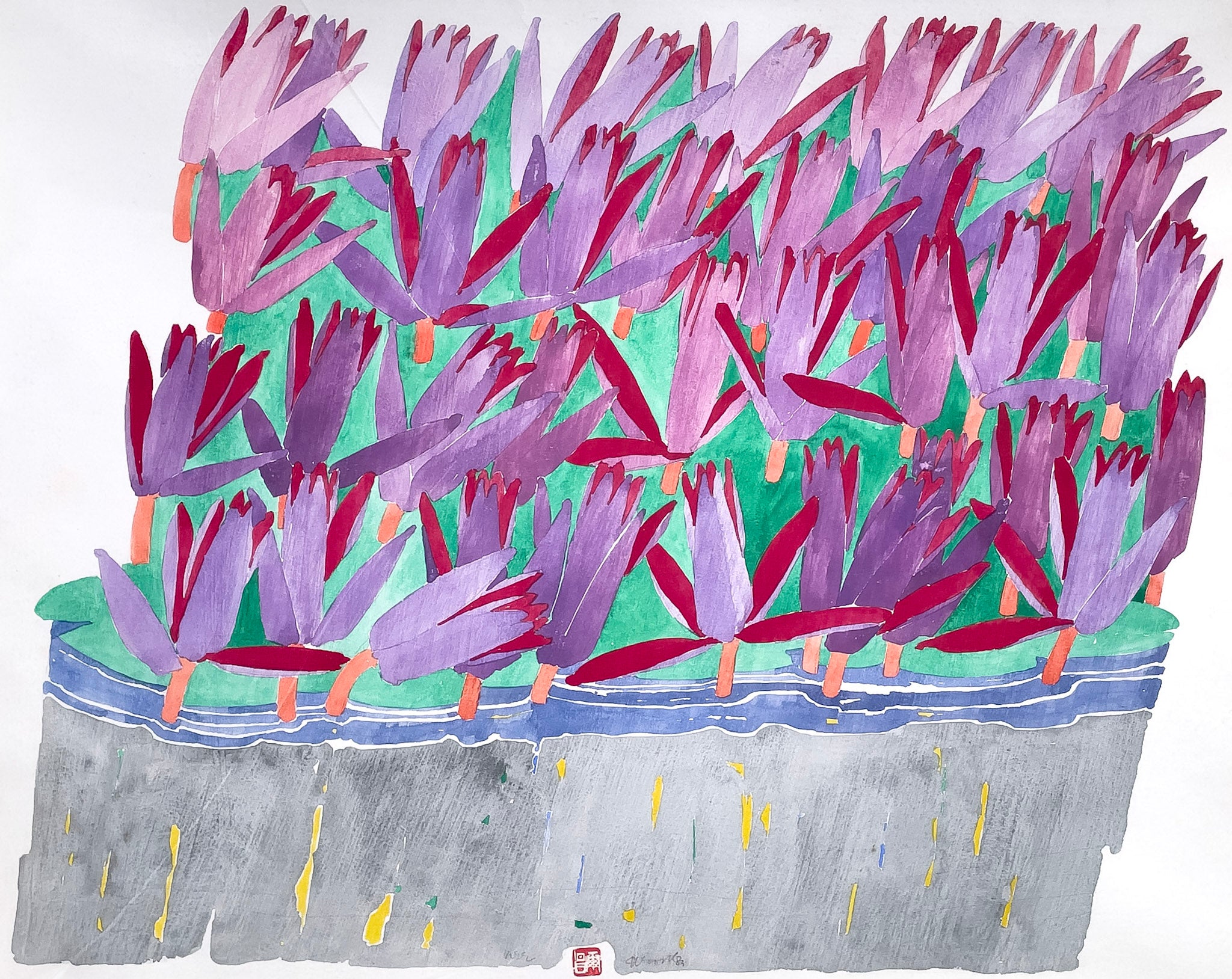 Teng Nee Cheong, Lotus Series I, 1983