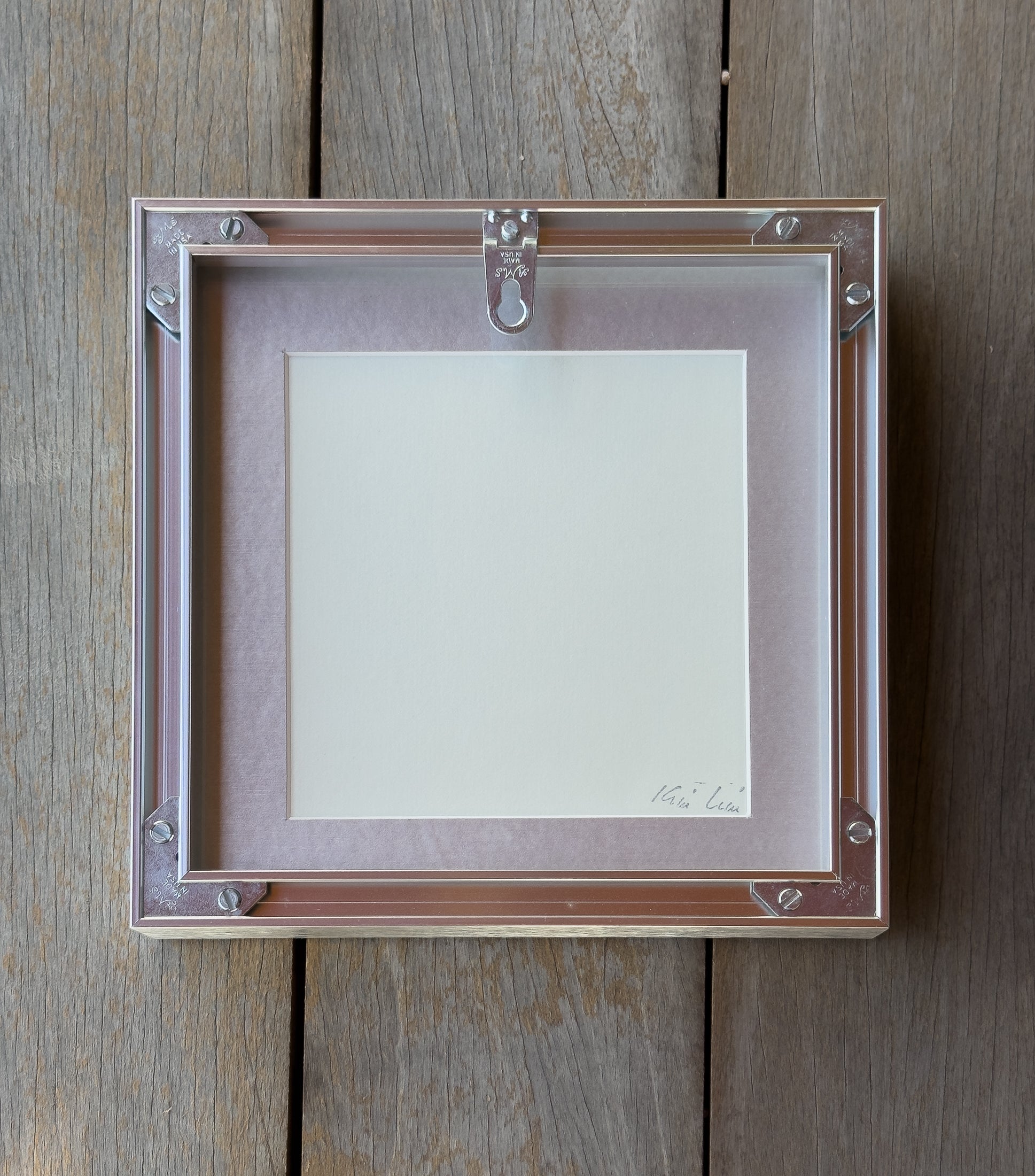 Kim Lim, Untitled (Silver Relief), Undated