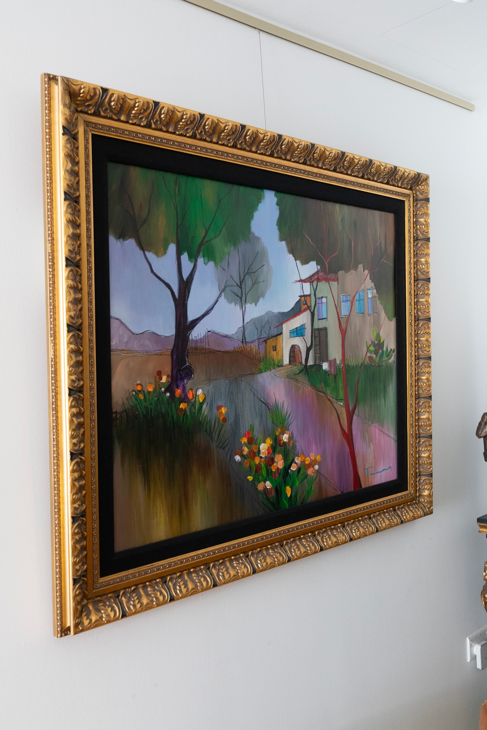 Itzchak Tarkay, Autumn in the Country, 2006