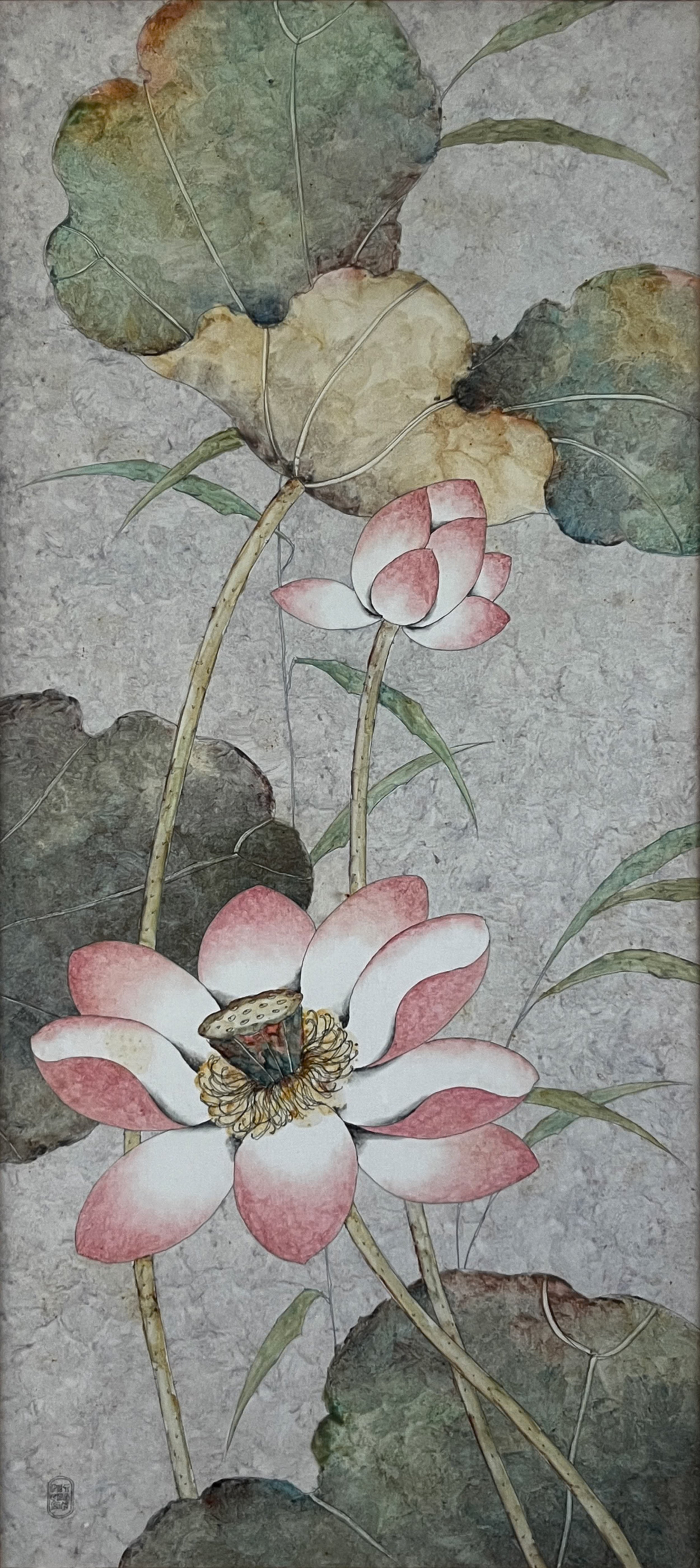 Petcharin, Untitled (Lotus Pond), Undated