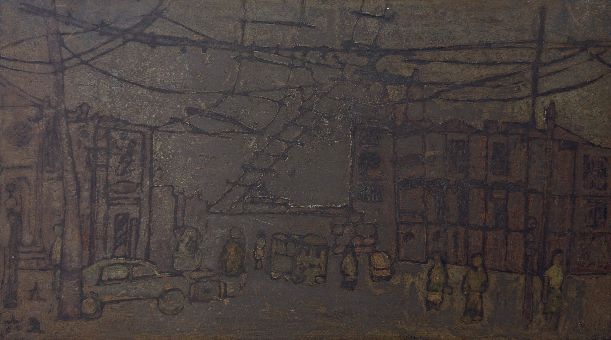Chen Cheng Mei, Johore Road Etching Plate [ON LOAN]