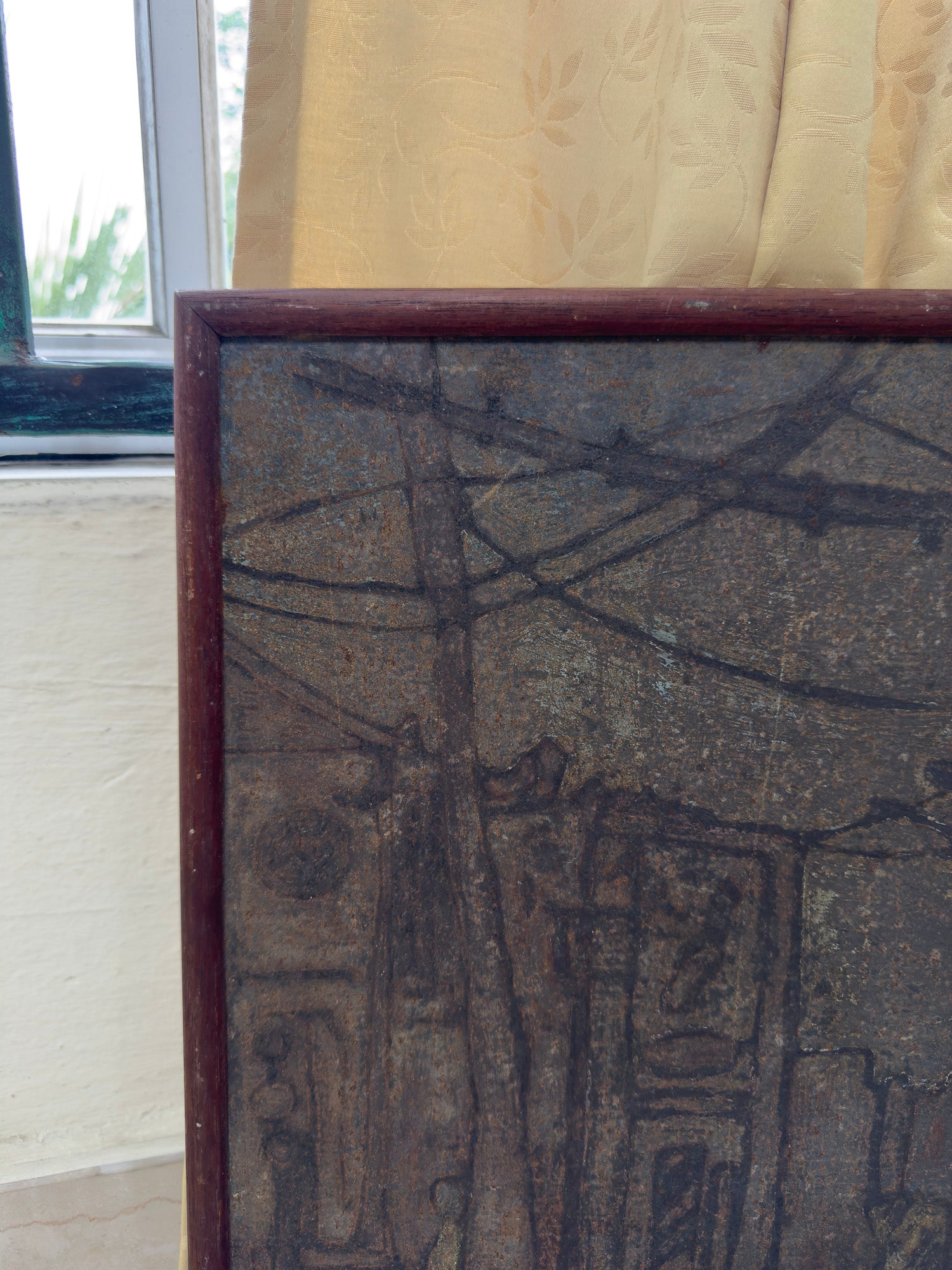 Chen Cheng Mei, Johore Road Etching Plate [ON LOAN]