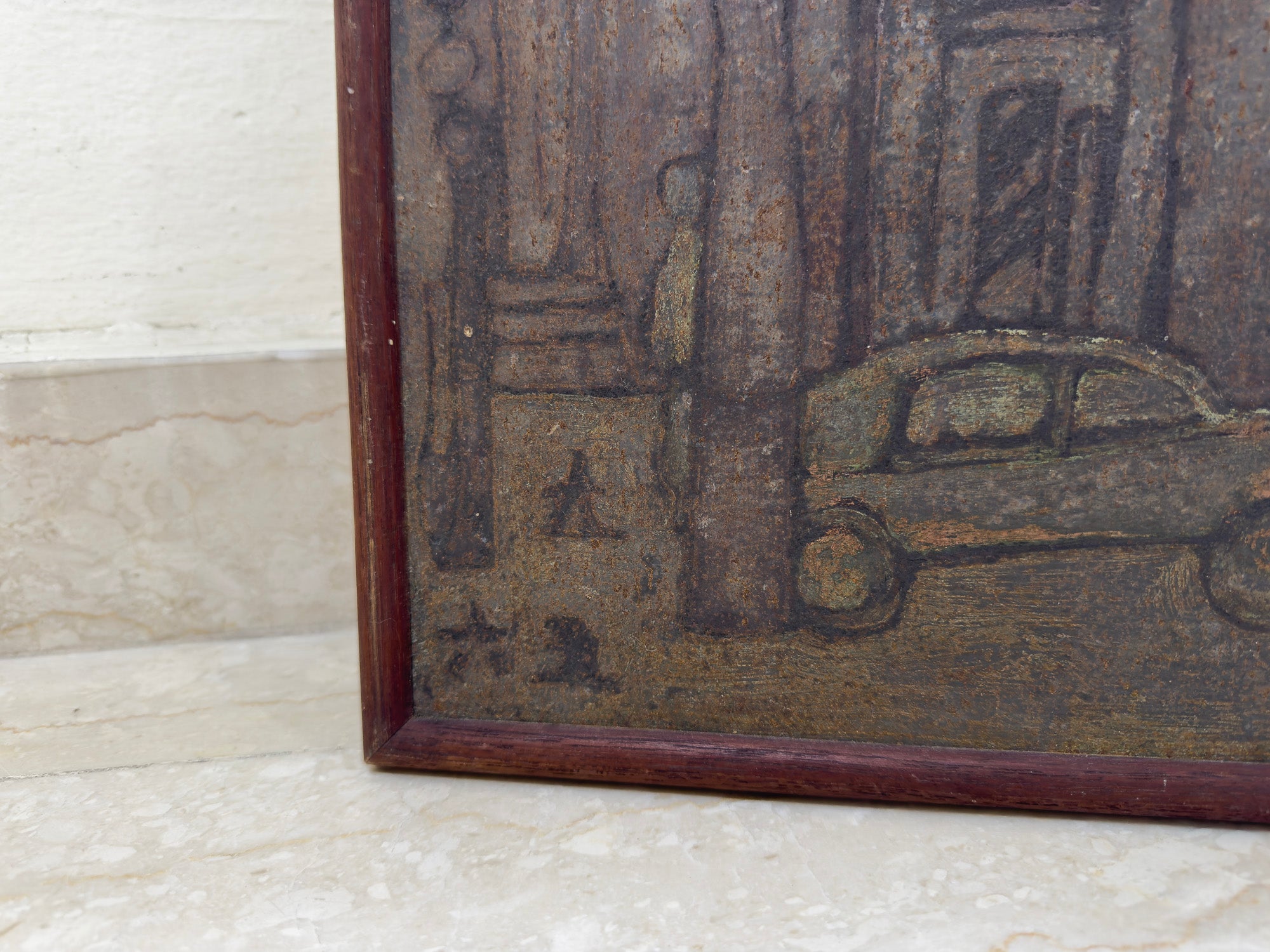 Chen Cheng Mei, Johore Road Etching Plate [ON LOAN]