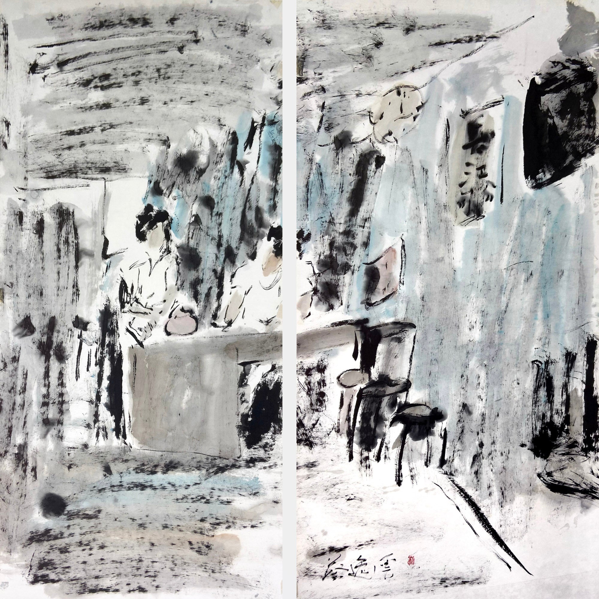 Chua Ek Kay, The Reflections (Chinatown Rice Merchant), c. 2000s